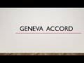 Geneva Accord and Soviet Leadership