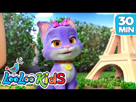 😺 Pussycat & More Delightful Songs | Repeat of Favorite 30-Min Compilation for Kids by LooLoo Kids