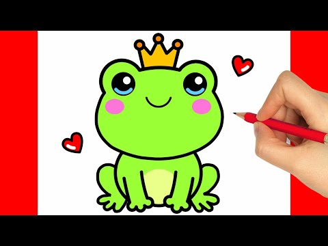 COMO DIBUJAR UN SAPO FÁCIL