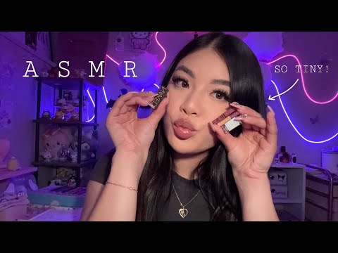 ASMR | Doing Your Makeup With The World’s Tiniest Makeup💄🤏🏼 (personal attention & mouth sounds)