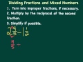 Dividing Fractions and Mixed Numbers Explained