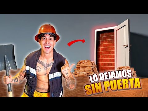 CONSTRUIMOS UN MURO EN EL CUARTO DE MI AMIGO * JAMÁS ENTRARA A SU HABITACIÓN 🤣