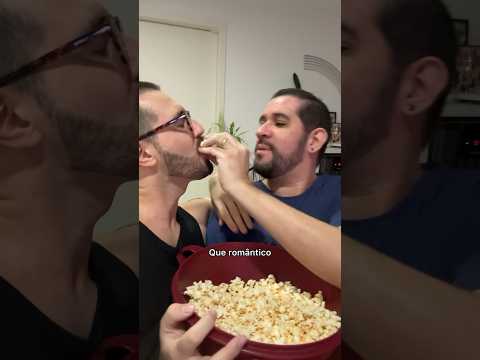 pipoca é janta? Sim ou Não? 🤭 #vlog #pipoca #casal