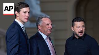 YouTube video thumbnail: US Envoys Steve Witkoff and Jared Kushner Hold Talks in Ukraine