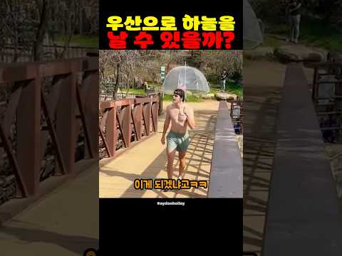 우산으로 하늘을 날 수 있을까?