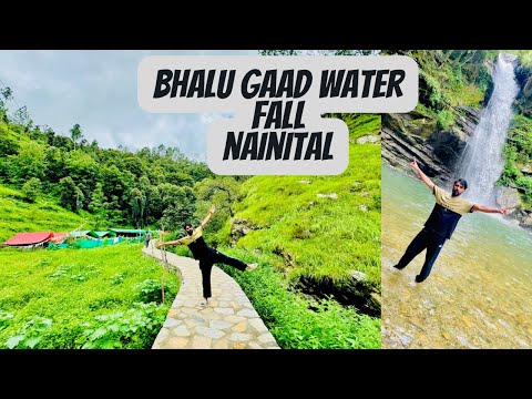 Bhalu gaad water fall Nainital.best place to camping 🏕️.