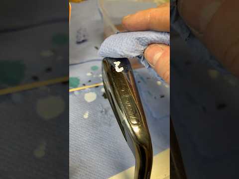 How to EASILY Re-Paint Your Golf Club #golf #golfhacks #golftips