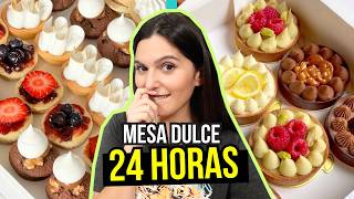 TENGO 24 HORAS para hacer una MESA DULCE!