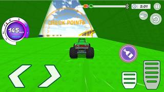 Monster Truck High Speed Master: Impossible Sky Track Challenge Mobil Android GamePlay