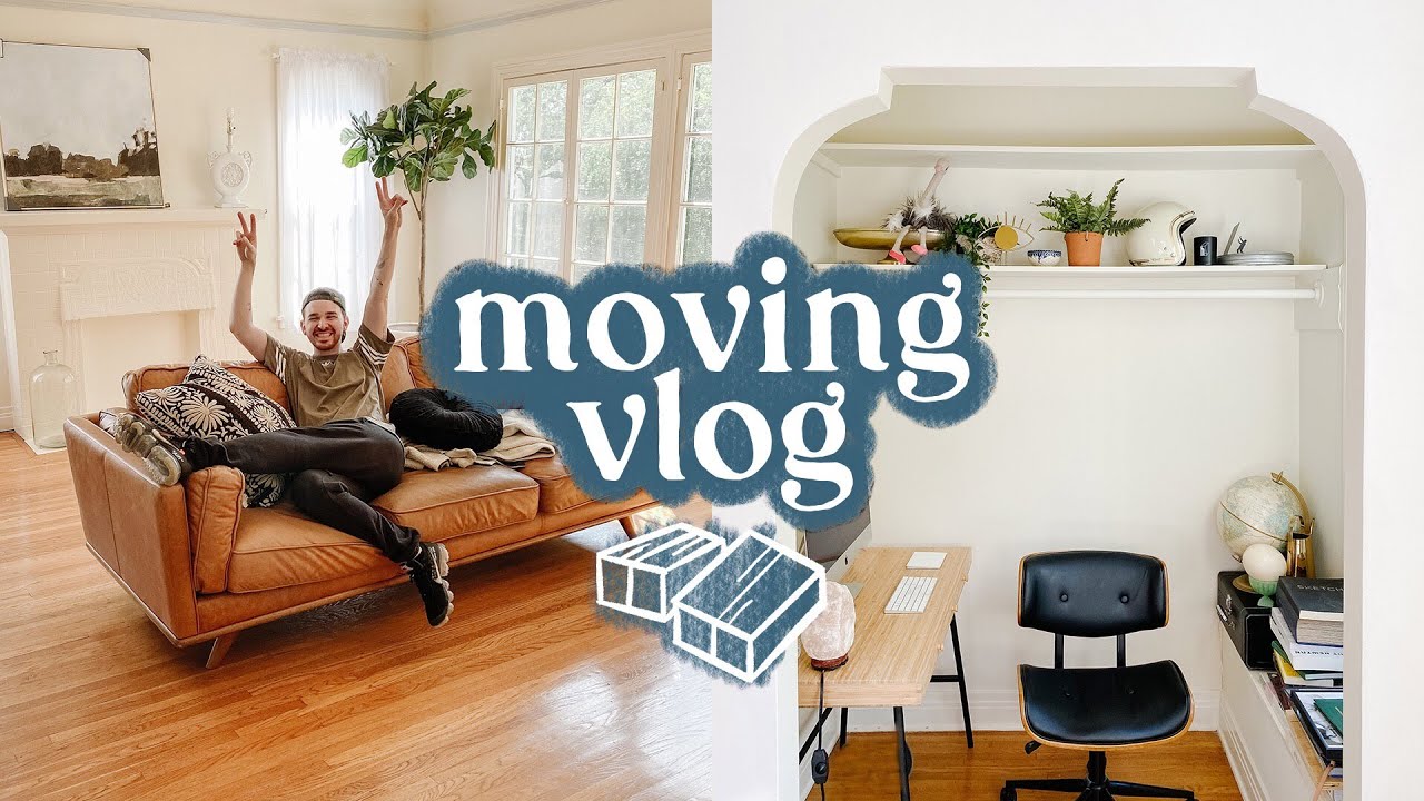 Moving vlog - first look at my new apartment + new furniture! Lone Fox