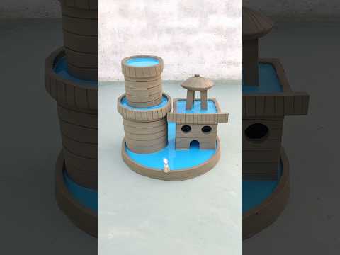 destroying a beautiful miniature clay house 😱#389