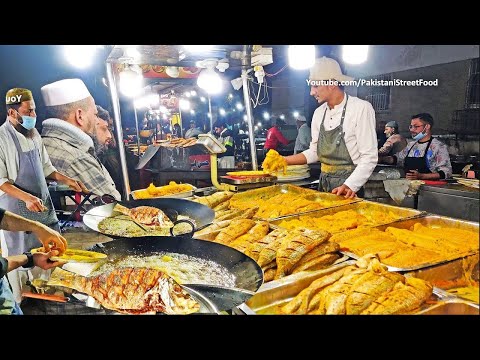 Khan Quetta Balochi Fried Fish & Grilled Fish at Hasan Square |Spicy Fried & Grilled Fish in Karachi