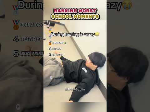 Ranking Worst School Moments #shorts