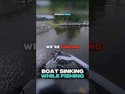 BOAT SINKING WHILE FISHING π³π #shorts (@connerbfishin)