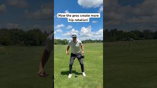How to create more hip rotation for golf! #golfcoach