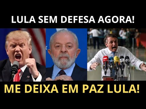 MISERICÓRDIA! BOLSONARO COLOCA LULA CONTRA PAREDE!