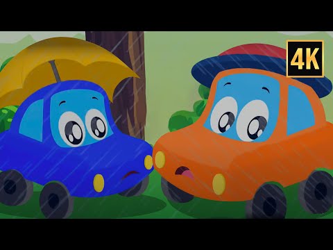 Rain Rain Go Away, Learning Kids Rhymes & Vehicle Cartoon for Kids