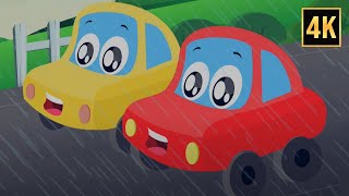Rain Rain Go Away, Learning Kids Rhymes & Vehicle Cartoon for Kids