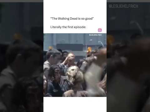 "The Walking Dead is so good" Literally the first episode: #thewalkingdead #memes #comedy #bloopers