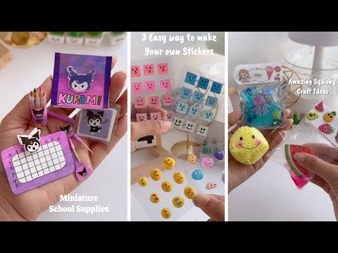 Creative Craft Ideas When You’re Bored | Easy Paper Craft | School Supplies #diy #craft