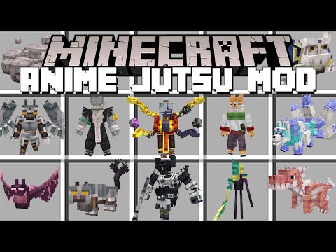 Minecraft ANIME MOBS / ANIME JUTSU MOD! (Minecraft Mods)