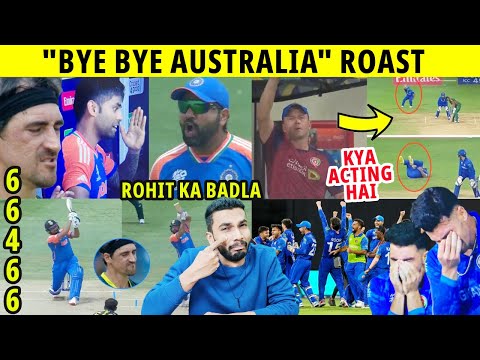 ROHIT SHARMA VS STARC 🔥🔥 GULABDIN NAIB ACTING 😂 AUSTRALIA OUT OF T20 WC