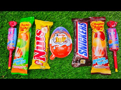 Satisfying video Asmr lollipops candy unboxing video Asmr opening video and chocolate gummy candy