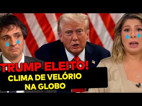 Trump é ELEITO presidente dos EUA! Daniela Lima não aguenta e se derrete em choro