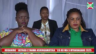 IKIGANIRO C'INAMA NSHINGAMATEKA CO KU WA 9 MYANDAGARO 2025