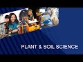 Plant and Soil Science Pathway Overview
