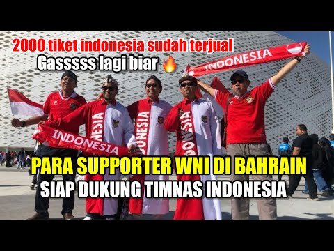 INILAH ANTUSIAS WNI BAHRAIN JELANG PERTANDINGAN INDONESIA VS BAHRAIN MALAM INI