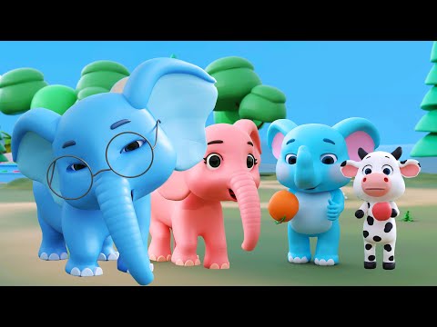 Con Voi - Chú Voi Con - Nhạc Thiếu Nhi - Hoạt Hình Voi Con Ở Bản Đôn