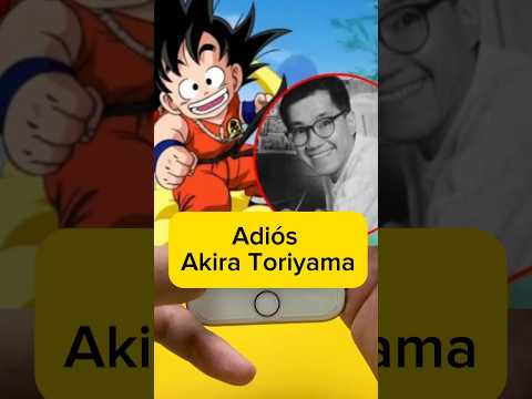 Adiós Akira Toriyama 😢 #dragonball #akiratoriyama #goku