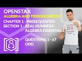 Algebraic Concepts and Properties