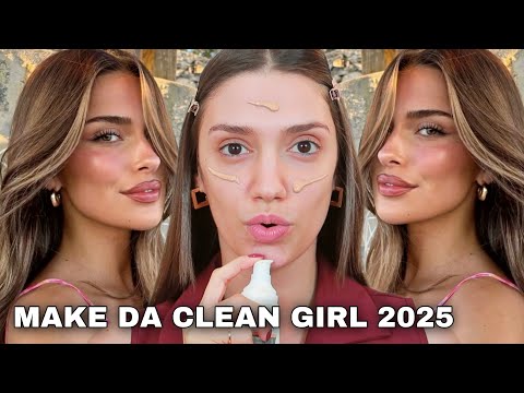 MAKE CLEAN GIRL EM 2025 *MAQUIAGEM GLOW* girly girl 🎀✨ Bem feminina e simples de fazer