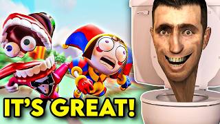 skibidi toilet reacts to - THE AMAZING DIGITAL CIRCUS: PILOT | Full Video