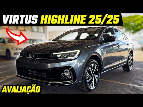 NOVO VW VIRTUS HIGHLINE 2025/2025 EM DETALHES