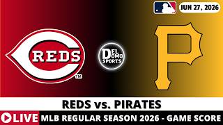 CINCINNATI REDS VS PITTSBURGH PIRATES ⚾️ MLB Game Score Radio Play-by-Play