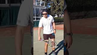 Tennis racquet tricks.
