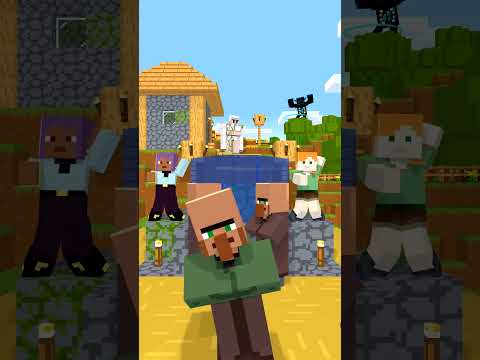 Minecraftの村人でチピチピチャパチャパ #memes  #chipichipichapachapa  #マイクラアニメ
