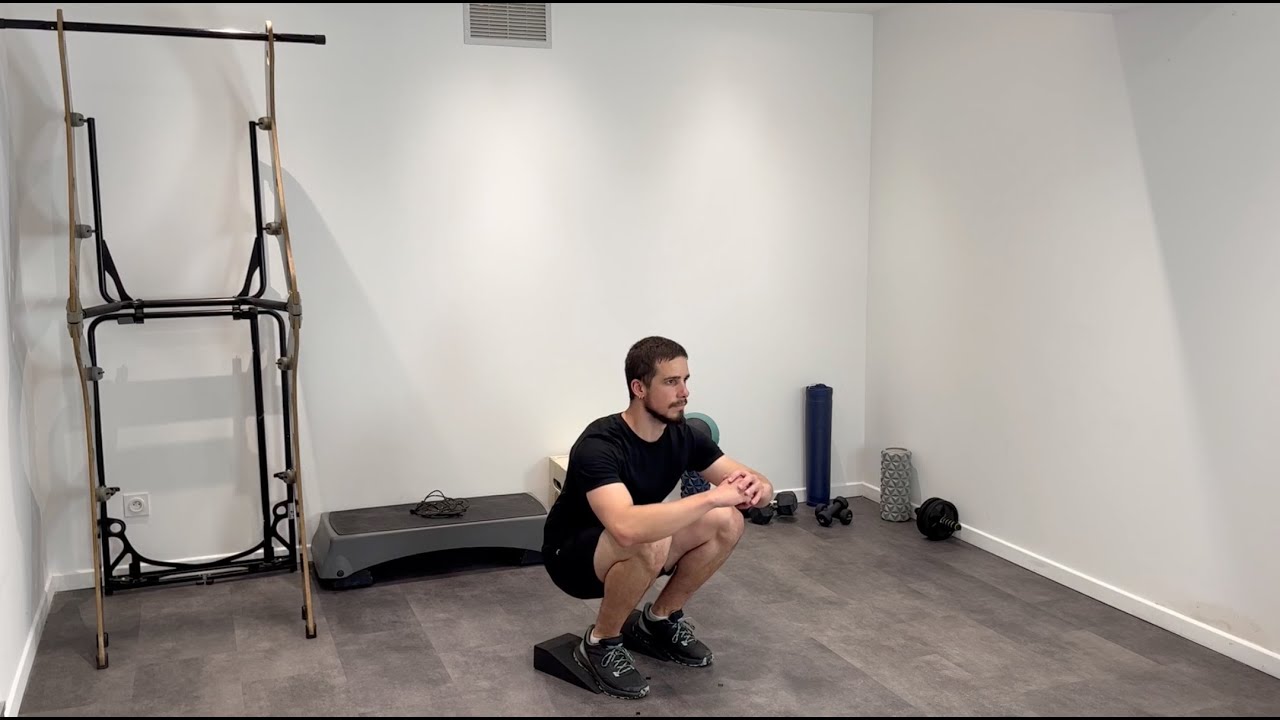 Heels Elevated Air Squat