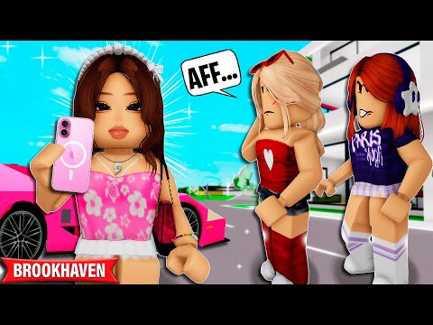 AS MENINAS ESTAVAM COM INVEJA da ALUNA NOVA | Historinhas Brookhaven Roblox | Bibi e Lud