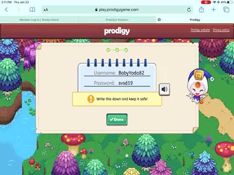 prodigy math game login student play