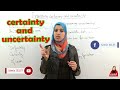 Expressions of Certainty and Uncertainty
