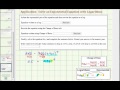 Water Level and Exponential Functions