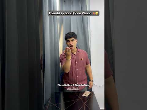 Friendship Band Gone Wrong 💥😂 #friends #friendship #shortsfeed #funnyshorts #shorts
