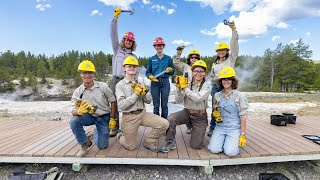 Minute Out In It: Improving Boardwalks with Yellowstone's YCC Crews