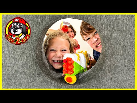 OUR FAMILY PLAYS - NERF WAR: CAPTURE THE FLAG (Kids VS Parents)