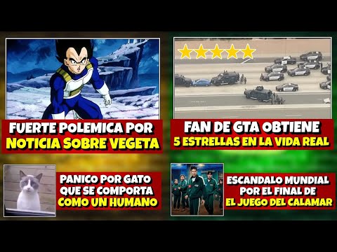 FUERTE POLEMICA POR NOTICIA SOBRE VEGETA | FAN DE GTA OBTIENE 5 ESTRELLAS EN LA VIDA REAL | GATO