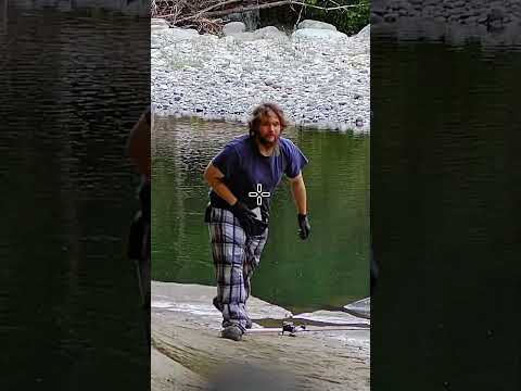 Secretly sniping fisherman for illegally drinking in public! #airsoft